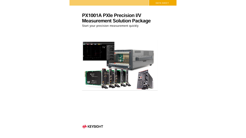PX1001A PXIe Precision I/V Measurement Solution Package